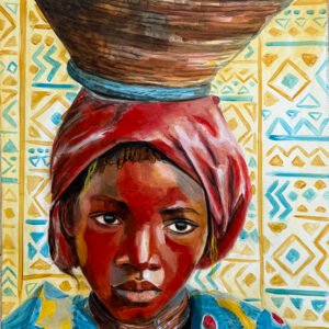 water op haar hoofd, vuur in haar ogen